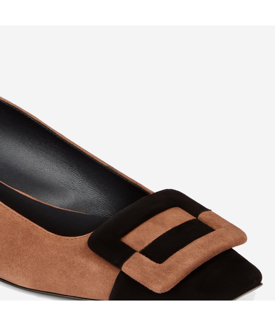 ROGER VIVIER Бежевые кожаные туфли, фото 5