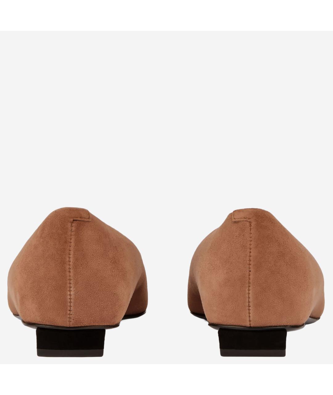 ROGER VIVIER Бежевые кожаные туфли, фото 4