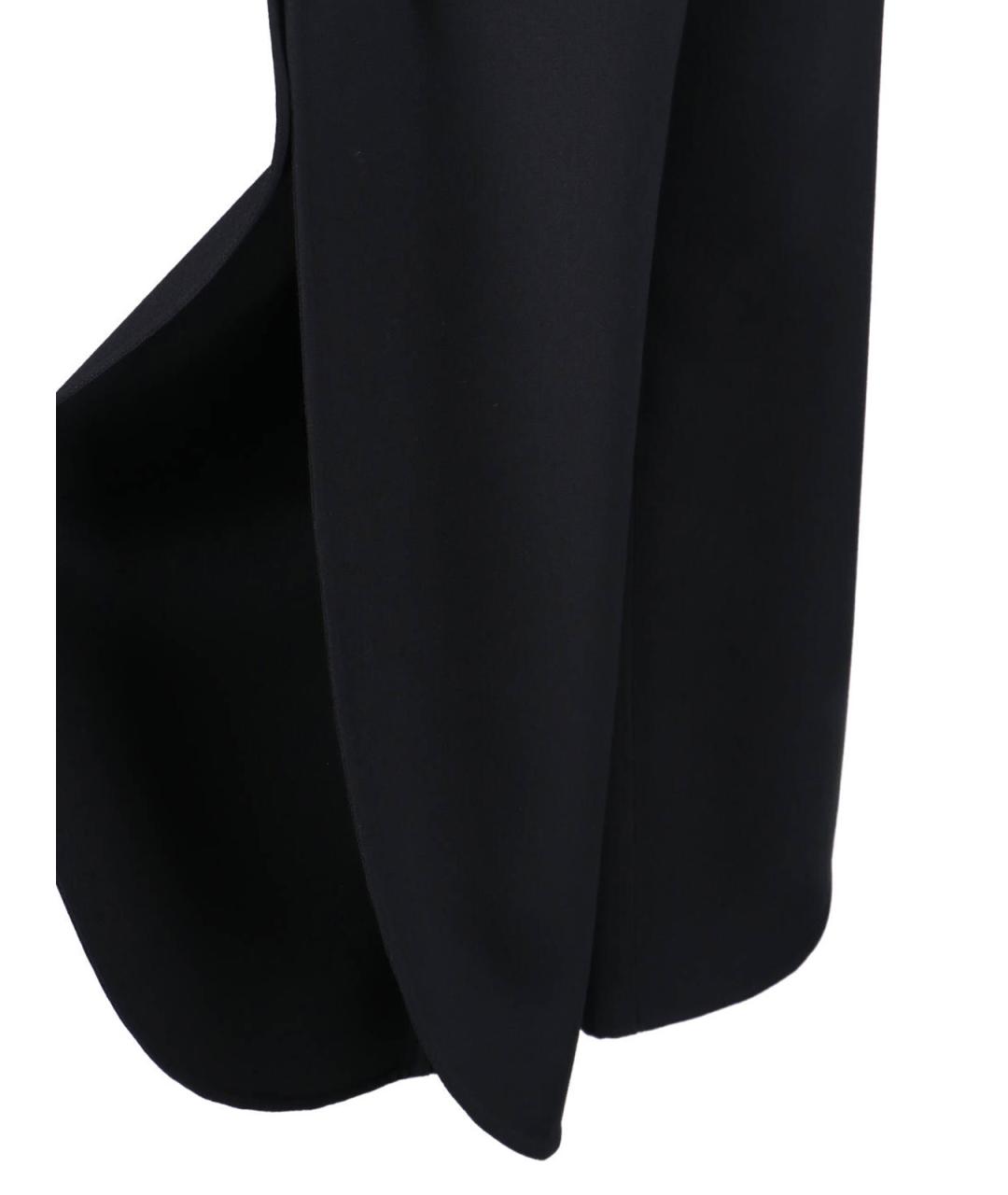 ALAIA Черные шерстяные брюки широкие, фото 4