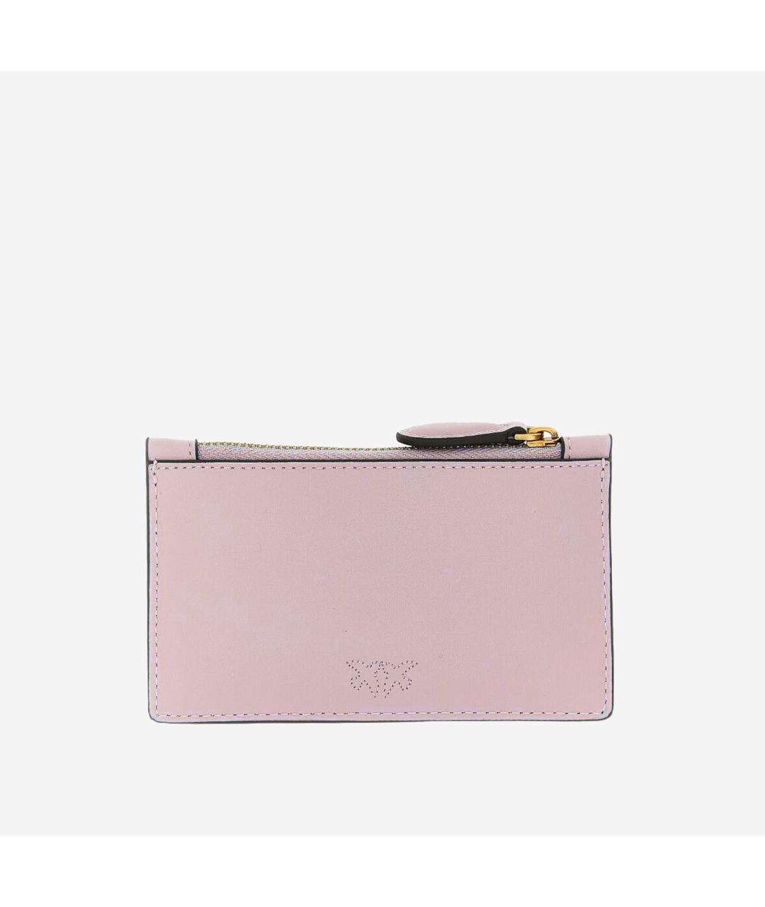 PINKO Розовый кожаный кошелек, фото 2