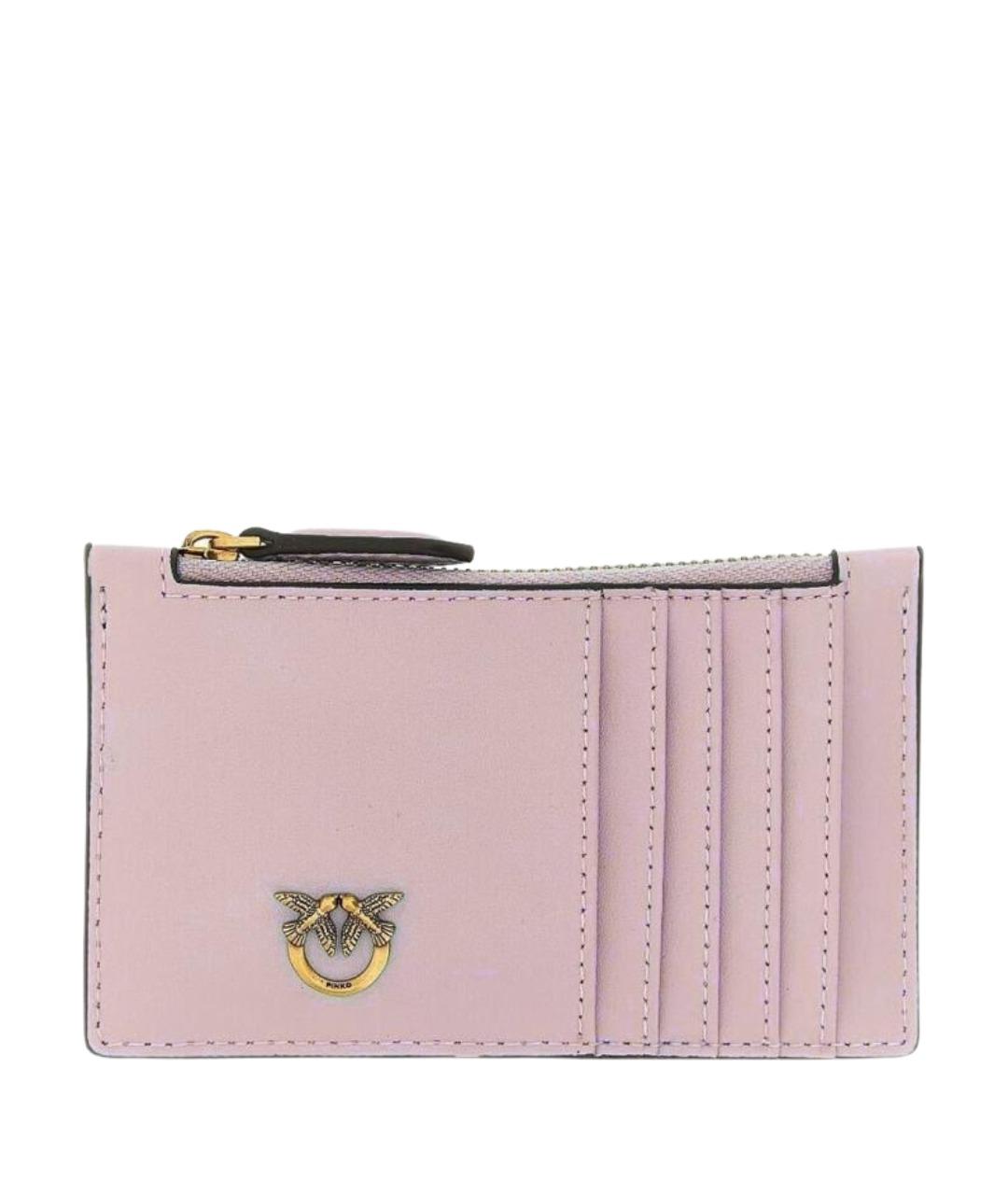 PINKO Розовый кожаный кошелек, фото 1