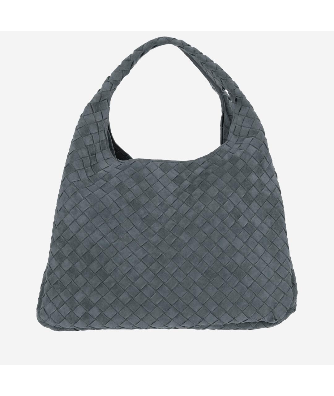 BOTTEGA VENETA Серая замшевая сумка тоут, фото 5
