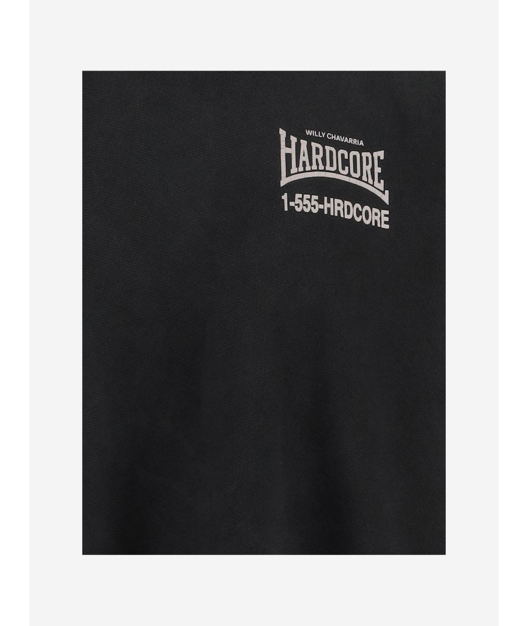 WILLY CHAVARRIA Черная хлопковая футболка, фото 3