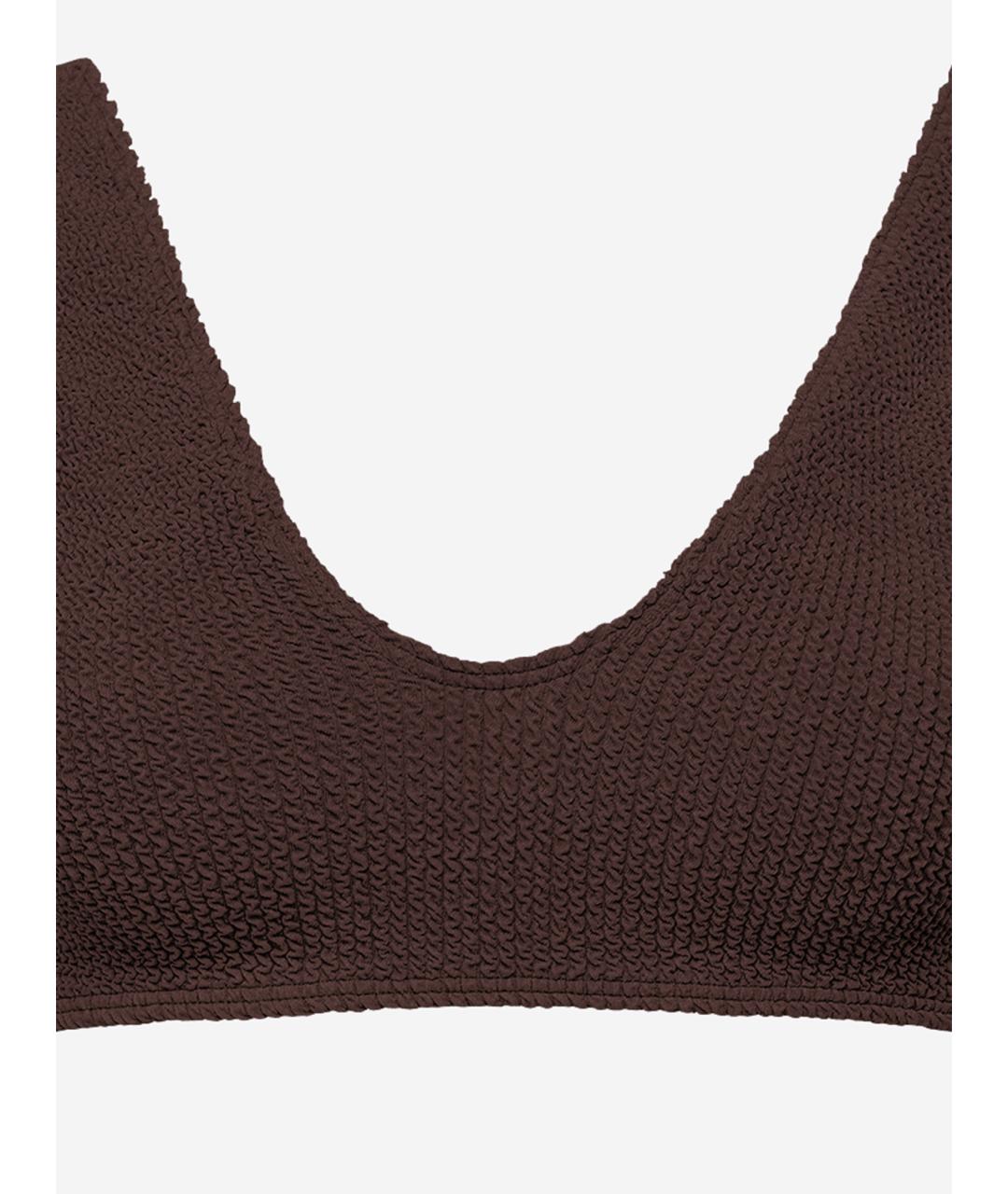 SORBET ISLAND Коричневый полиэстеровый купальник, фото 2