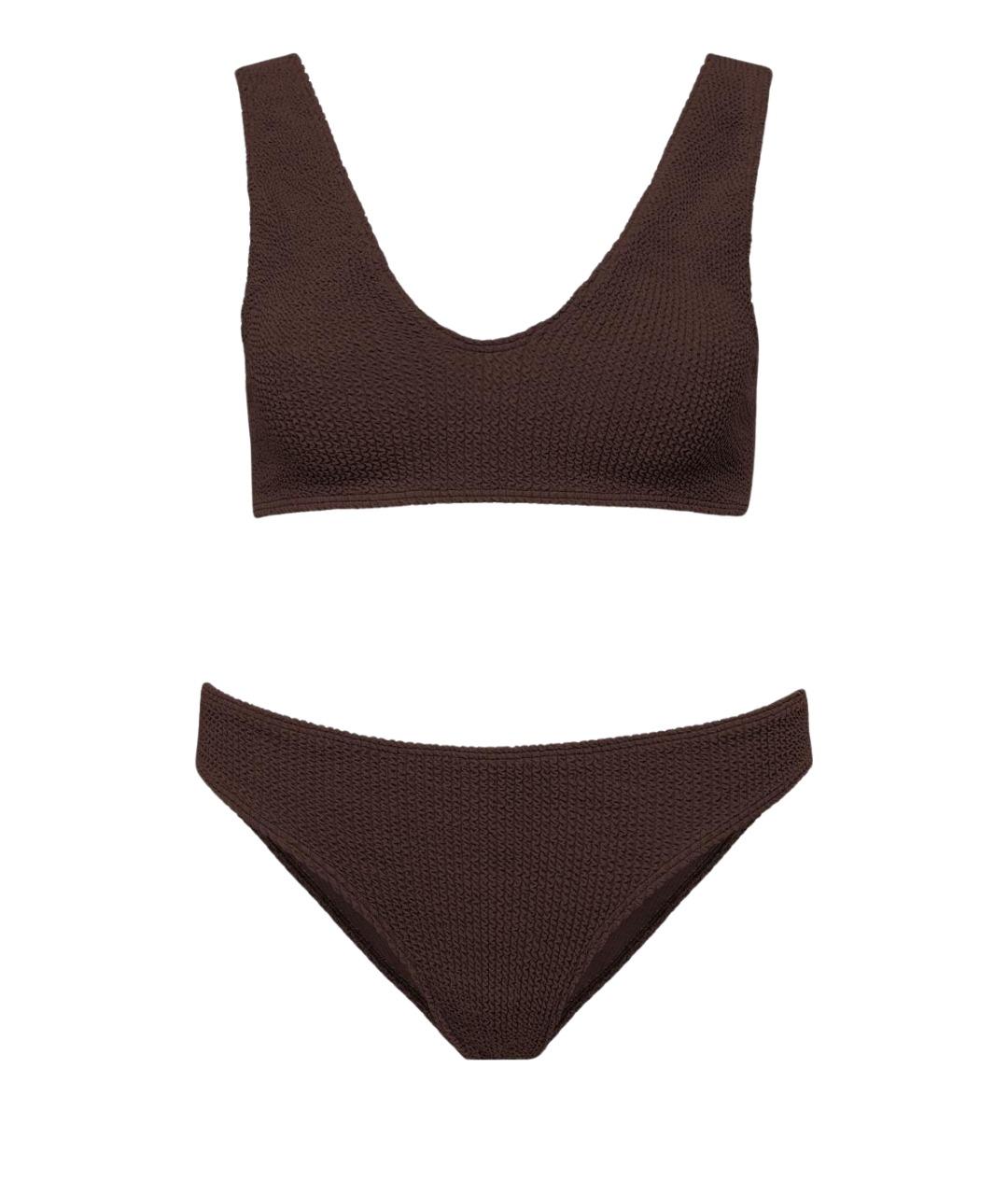 SORBET ISLAND Коричневый полиэстеровый купальник, фото 1