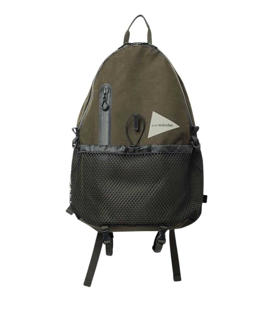 AND WANDER Хаки синтетический рюкзак, фото 1