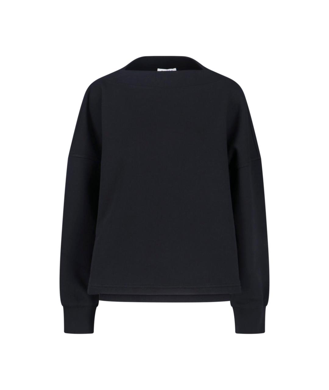 ALAIA Черный хлопковый джемпер / свитер, фото 1