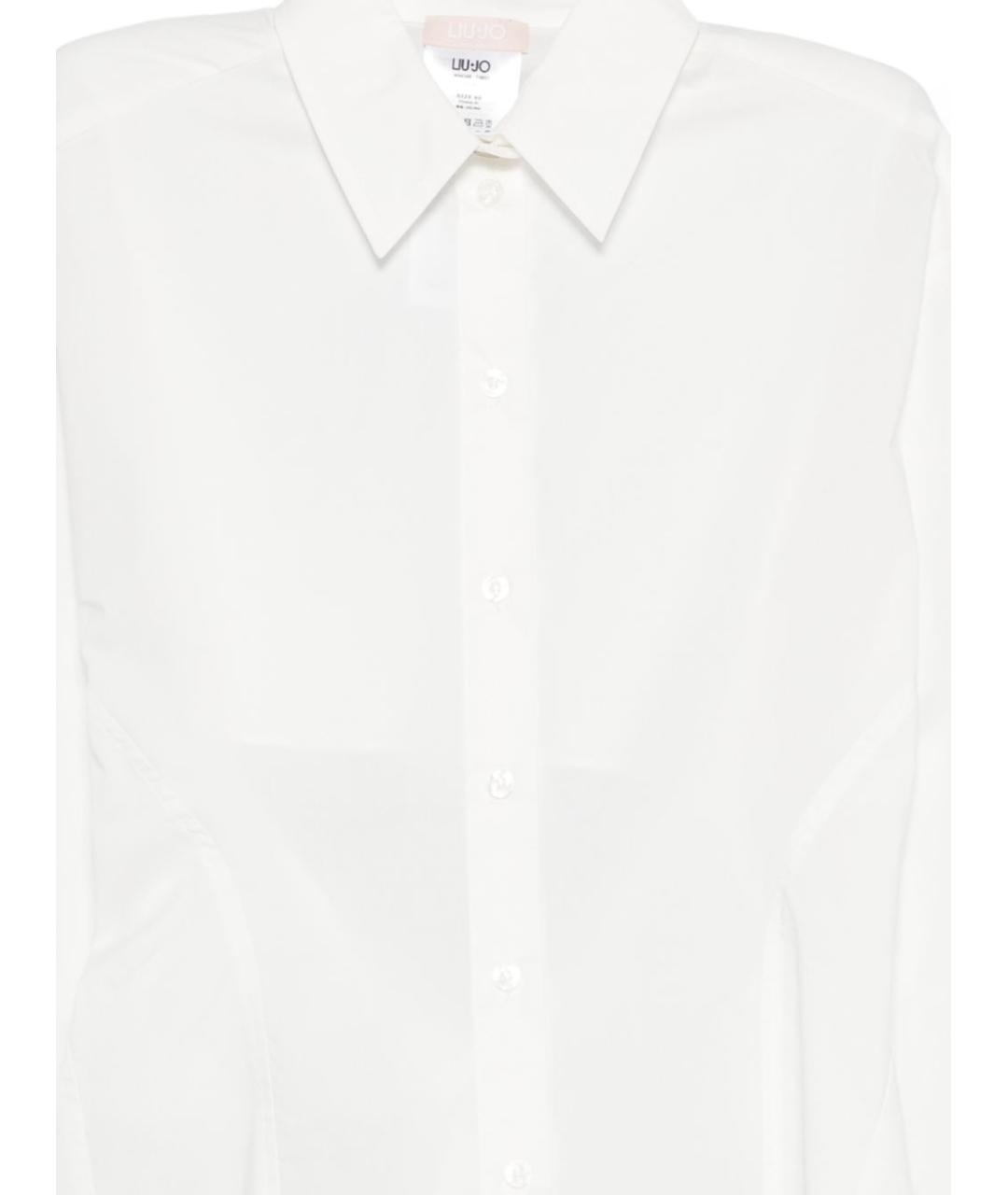 LIU JO Белая хлопковая рубашка, фото 2