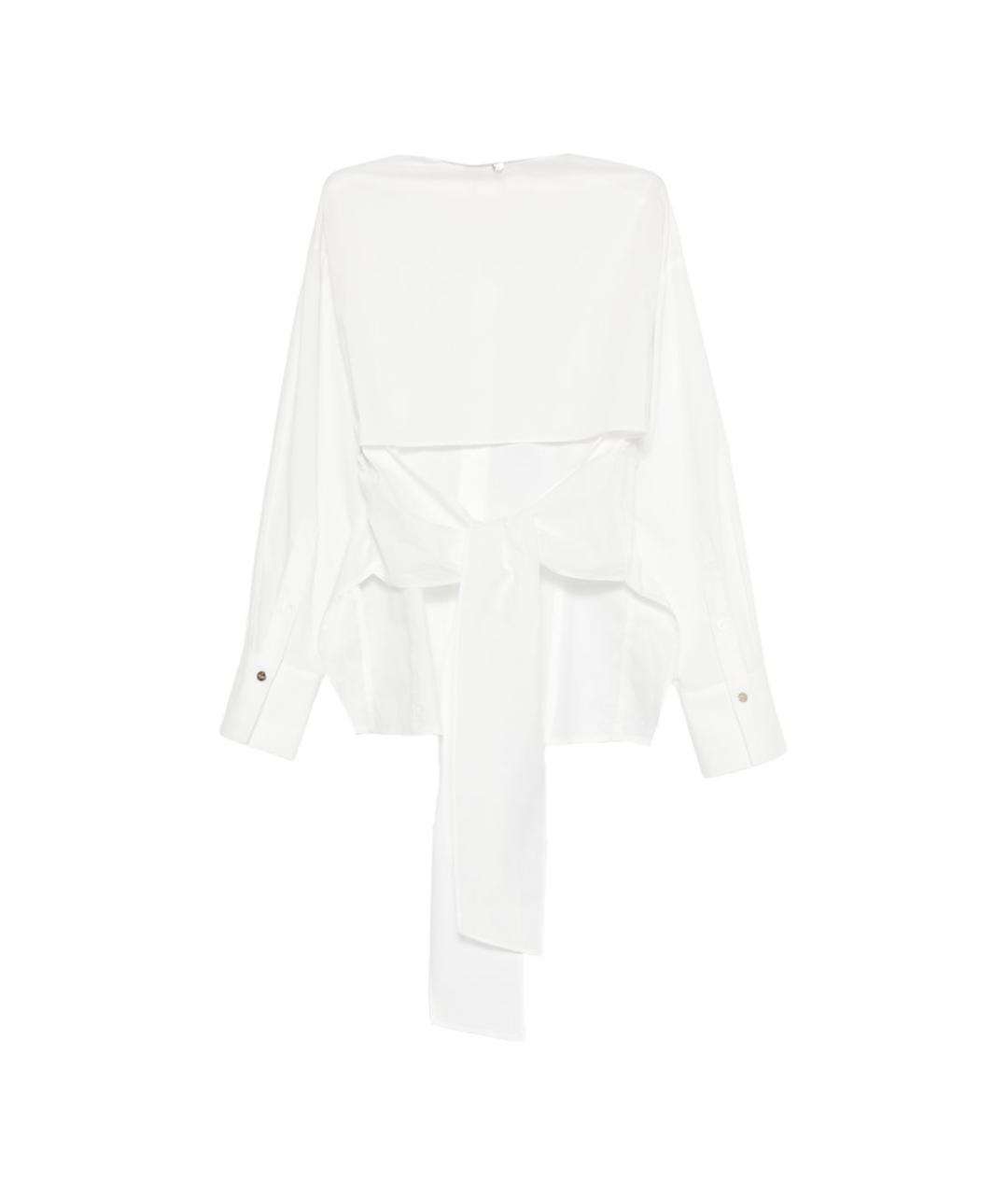 LIU JO Белая хлопковая рубашка, фото 3