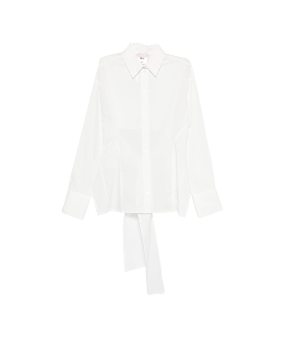 LIU JO Белая хлопковая рубашка, фото 4