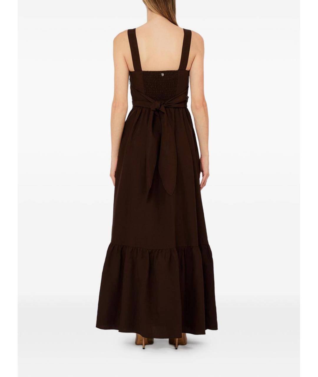 LIU JO Коричневое платье, фото 3