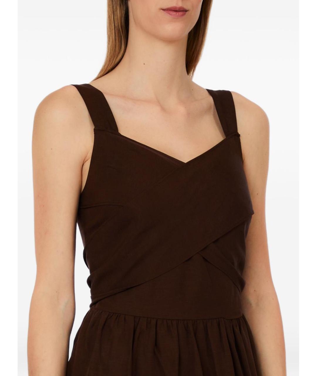 LIU JO Коричневое платье, фото 2