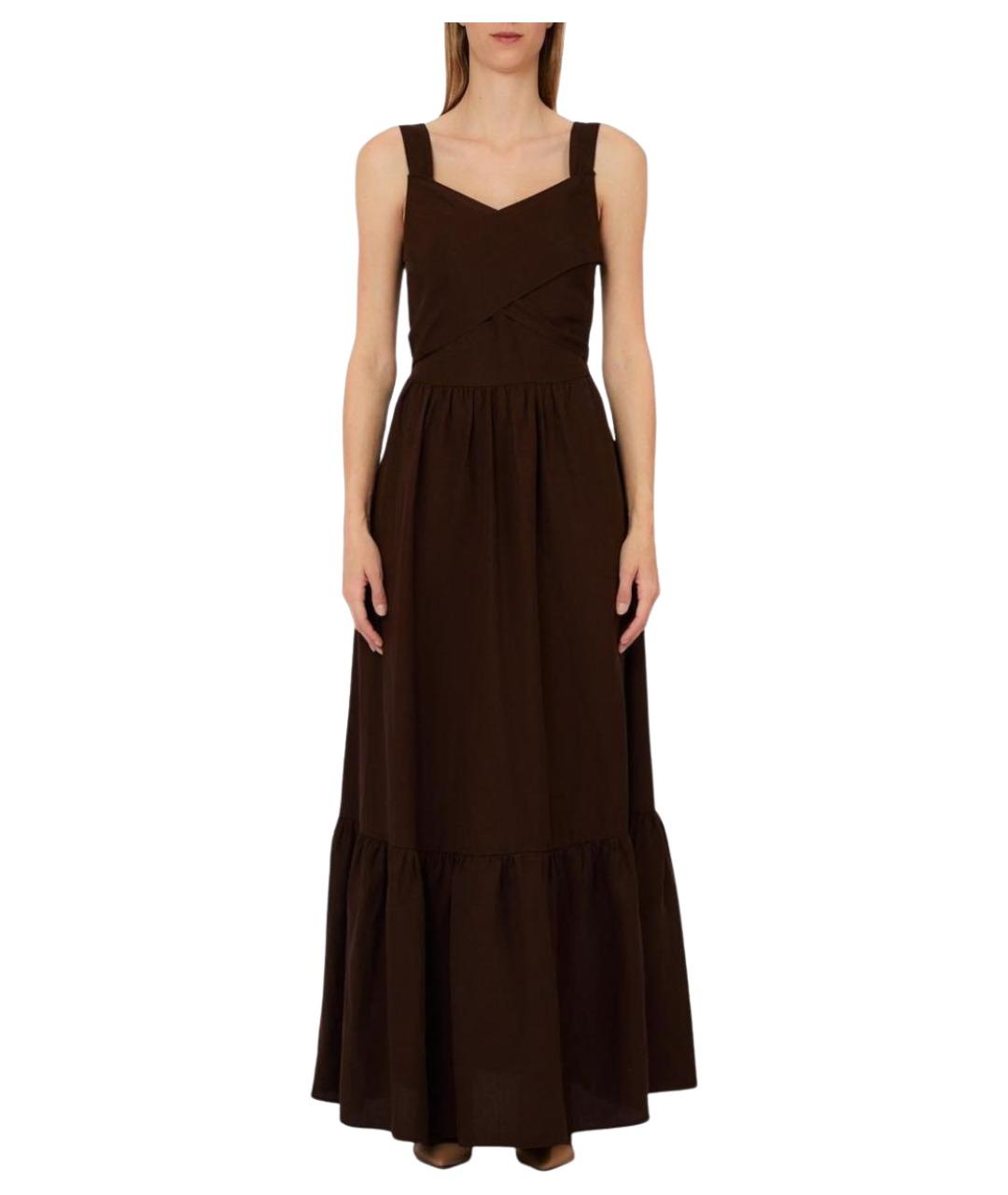 LIU JO Коричневое платье, фото 1