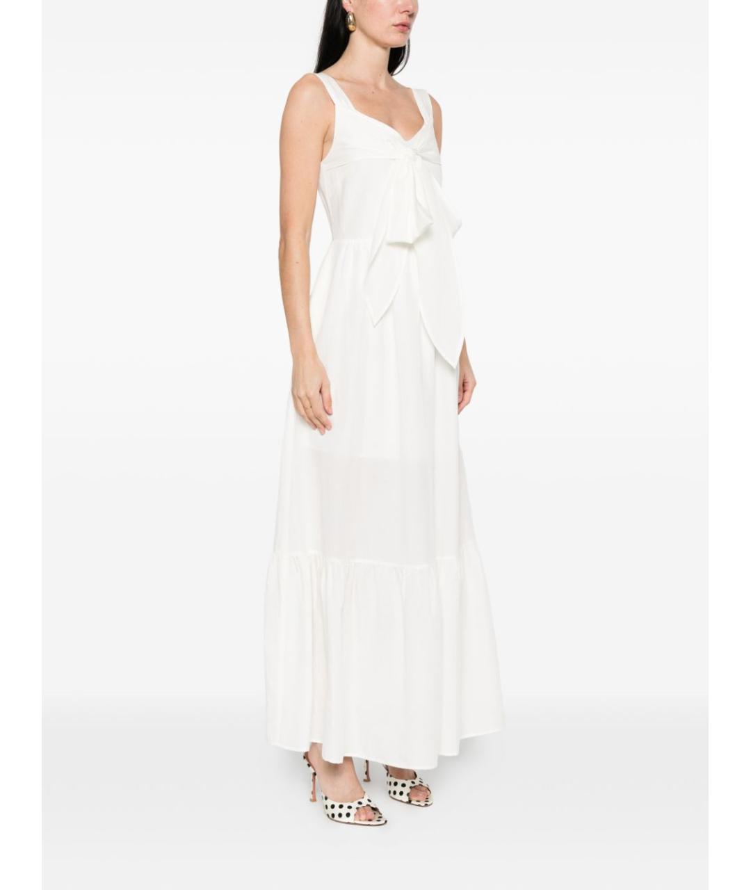 LIU JO Белый льняной сарафан, фото 2