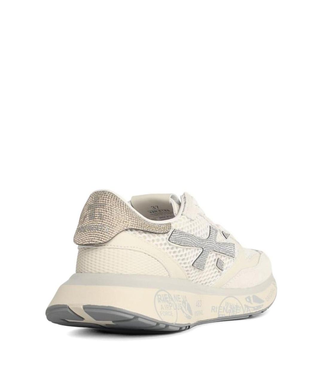 PREMIATA Белые текстильные кроссовки, фото 2