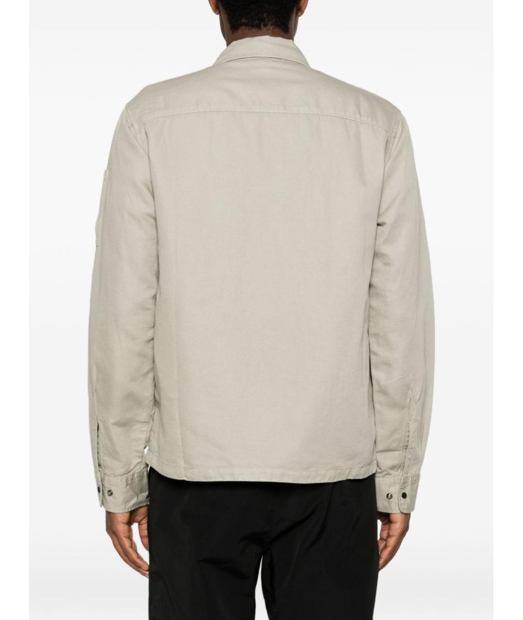 CP COMPANY Бежевая хлопковая куртка, фото 3