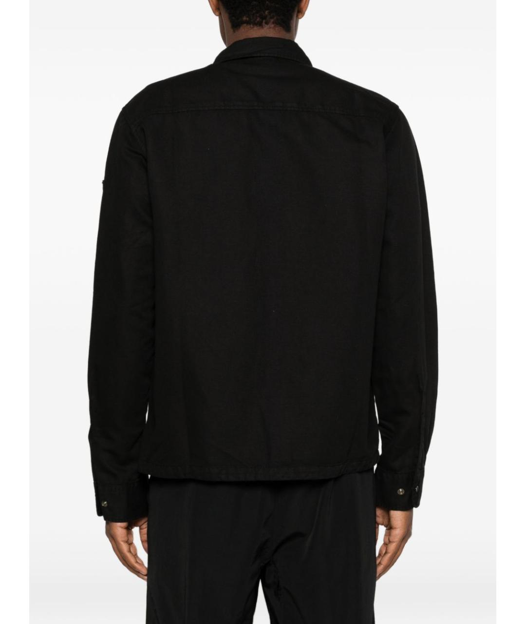 CP COMPANY Черная хлопковая куртка, фото 2