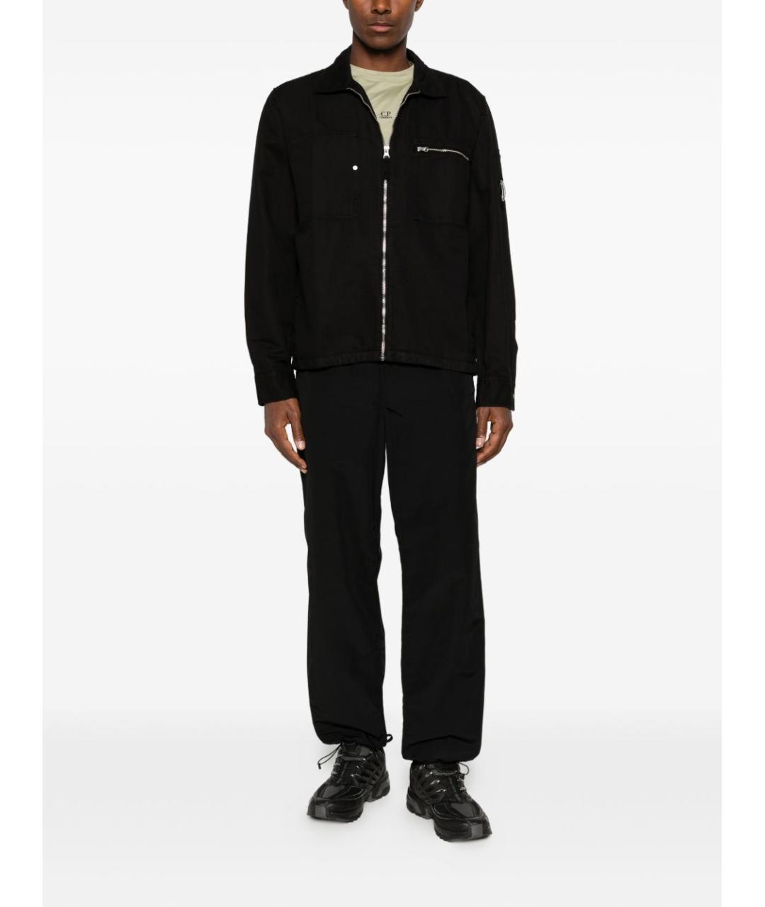 CP COMPANY Черная хлопковая куртка, фото 3