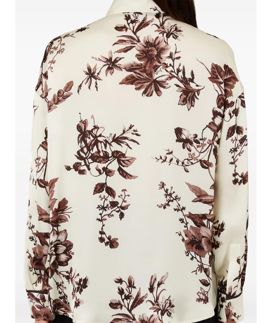 LIU JO Коричневая вискозная рубашка, фото 2