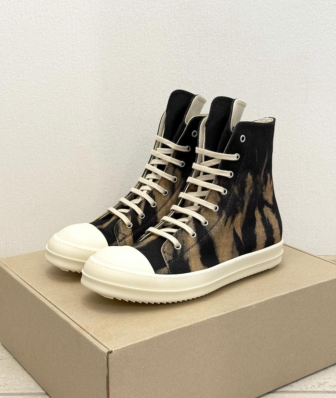 RICK OWENS DRKSHDW Черные кеды, фото 7