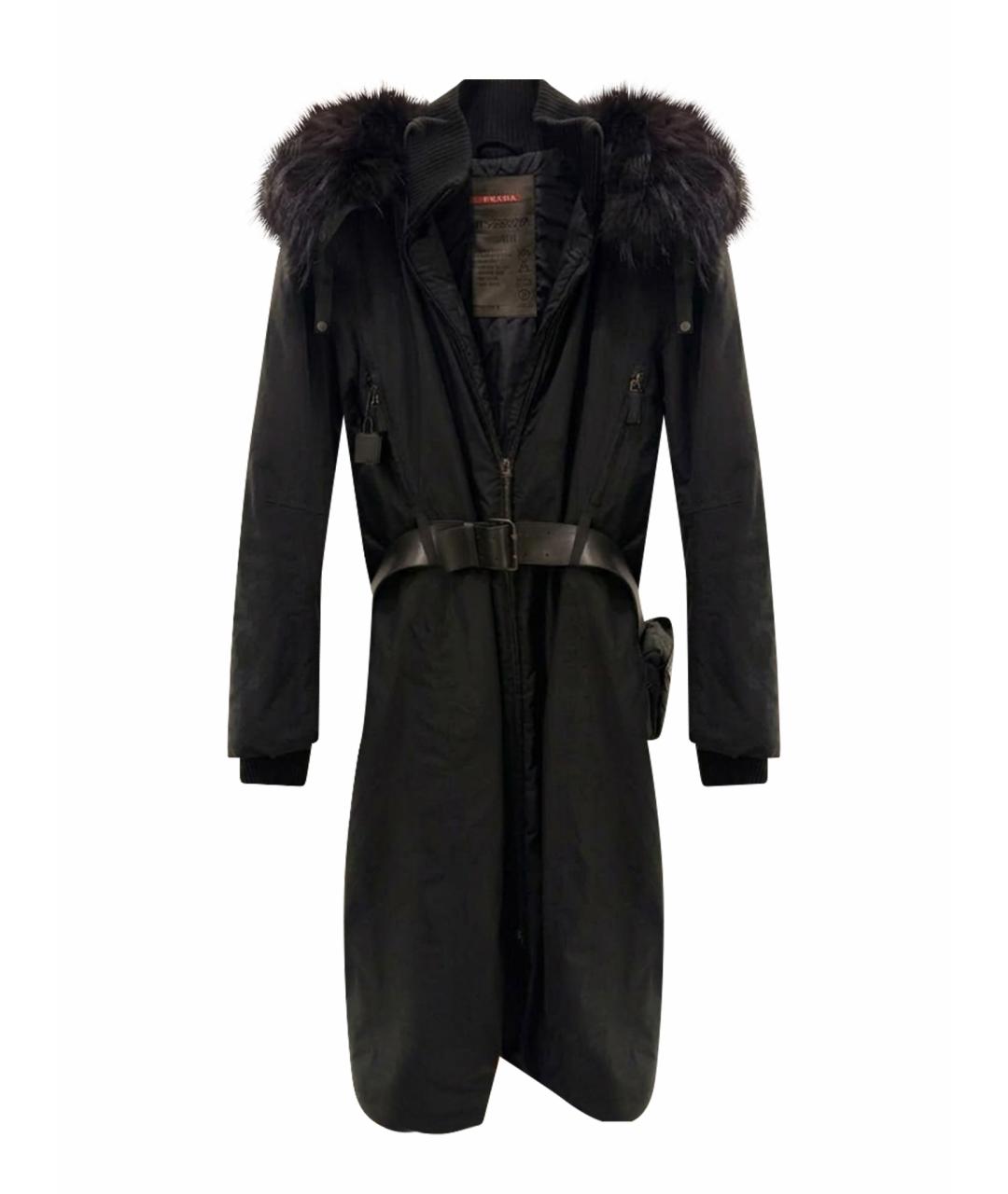 PRADA Черный пуховик, фото 1