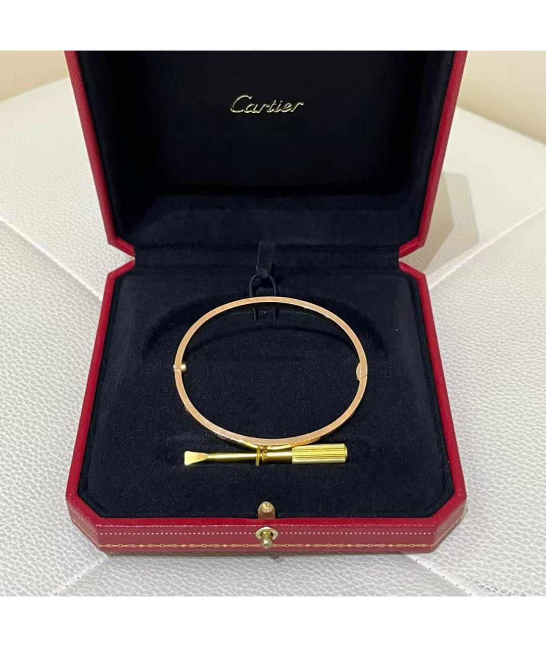 CARTIER Золотой браслет из розового золота, фото 5