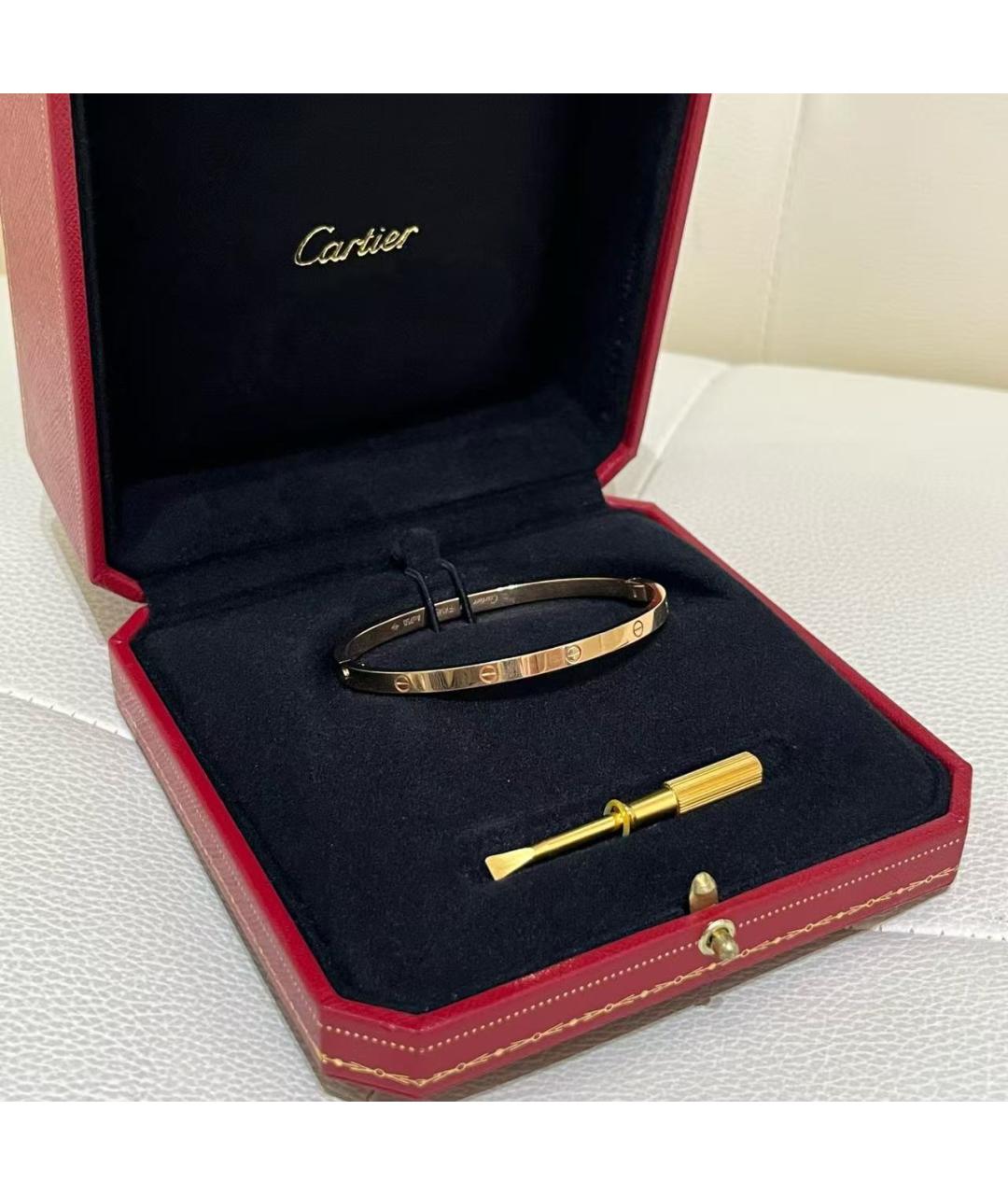 CARTIER Золотой браслет из розового золота, фото 3