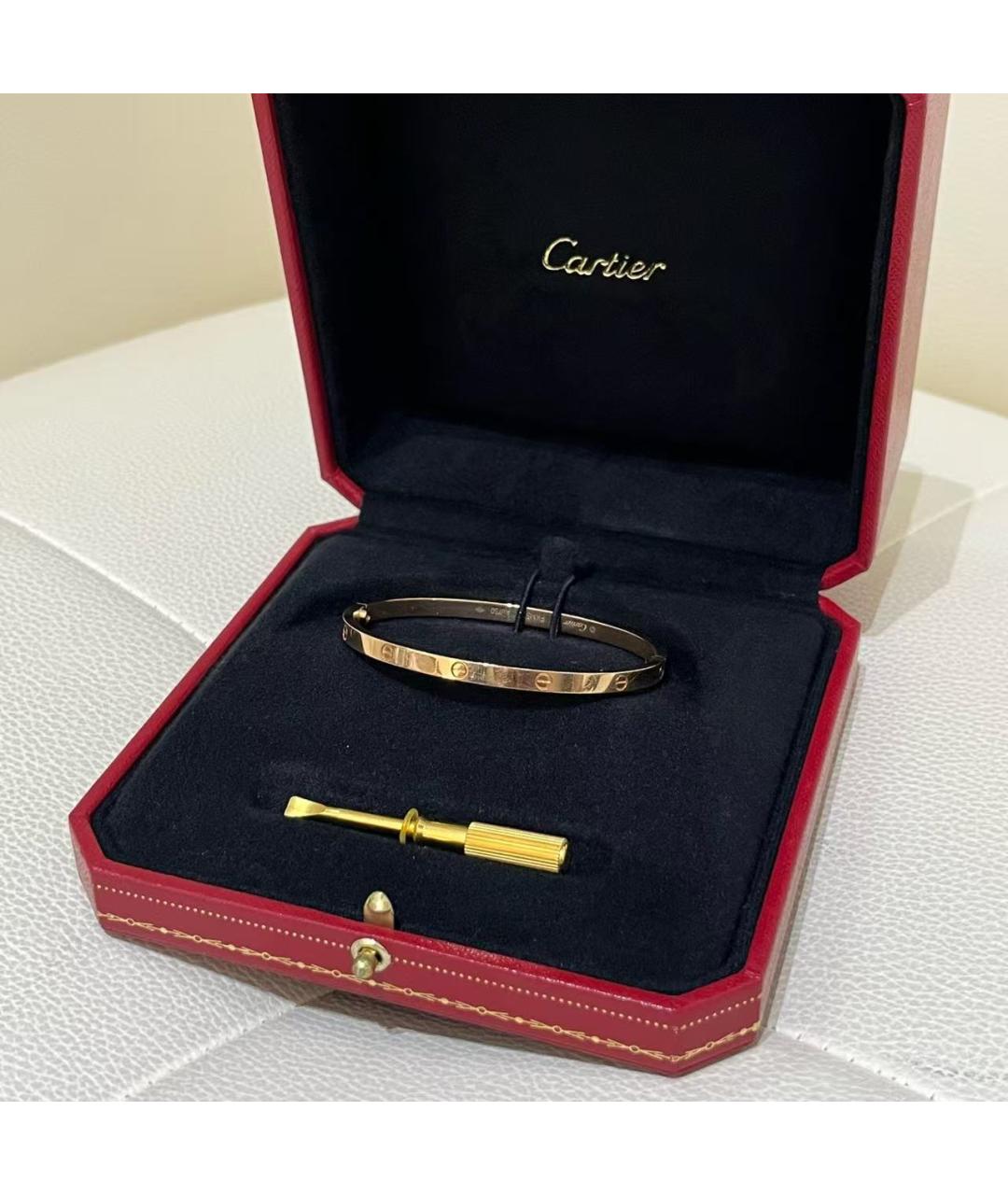 CARTIER Золотой браслет из розового золота, фото 4