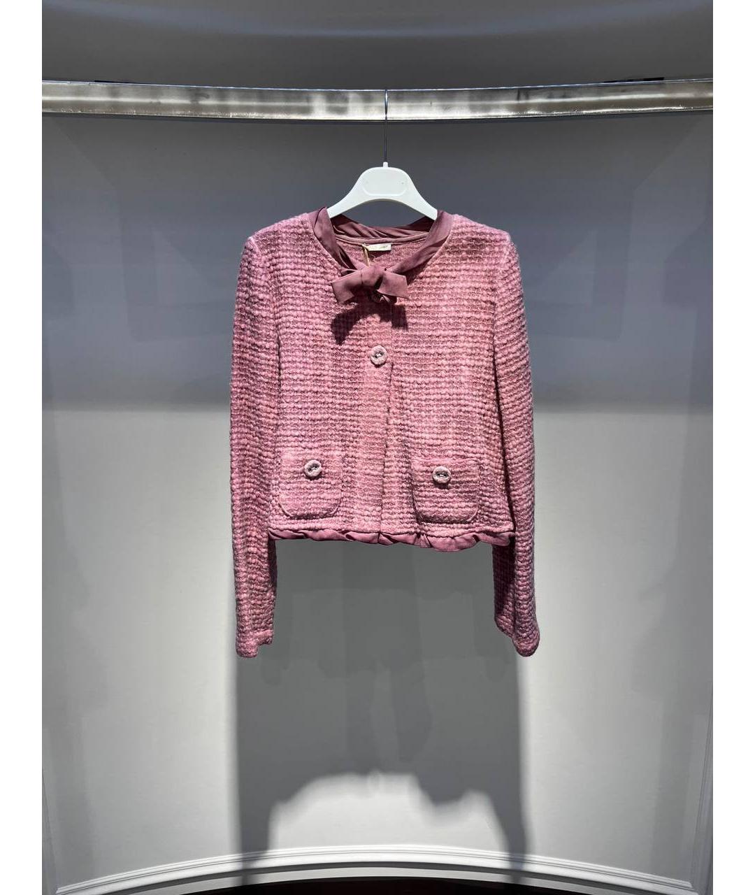 LIU JO Розовый жакет / жилет, фото 4