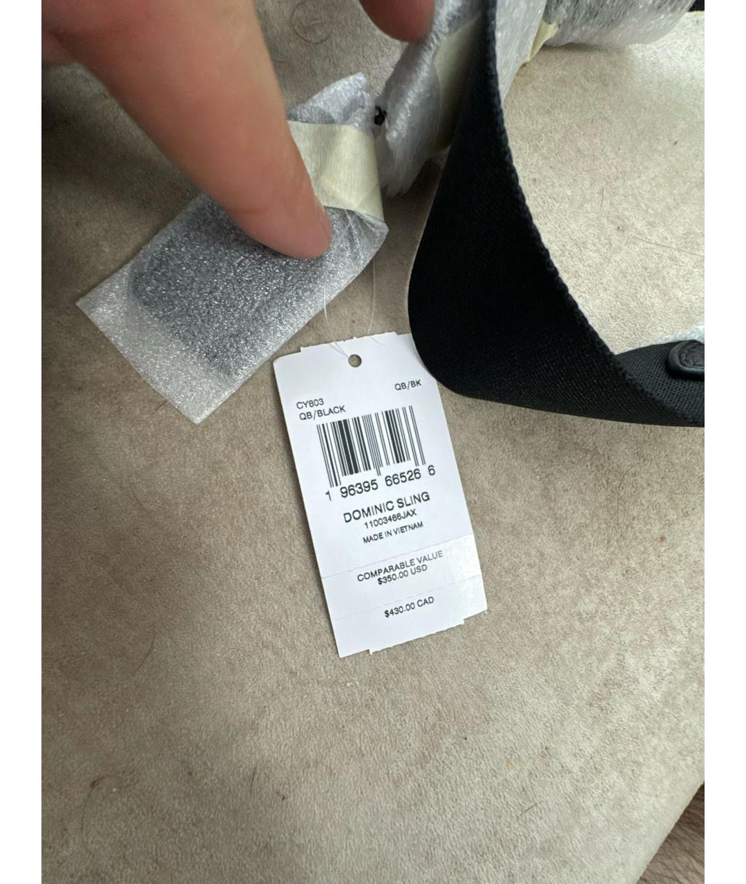 COACH Черная сумка на плечо из искусственной кожи, фото 6