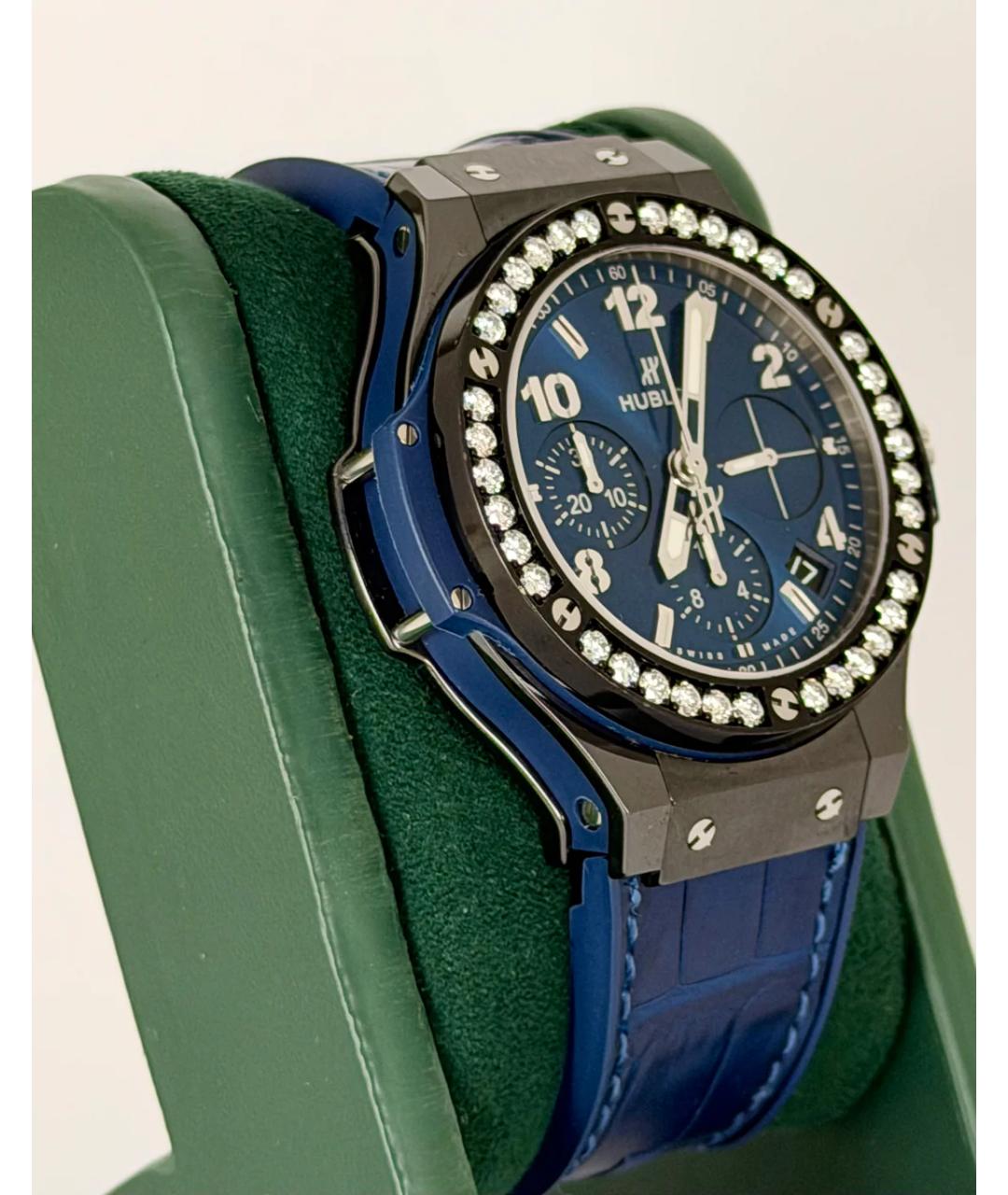 HUBLOT Синие керамические часы, фото 3