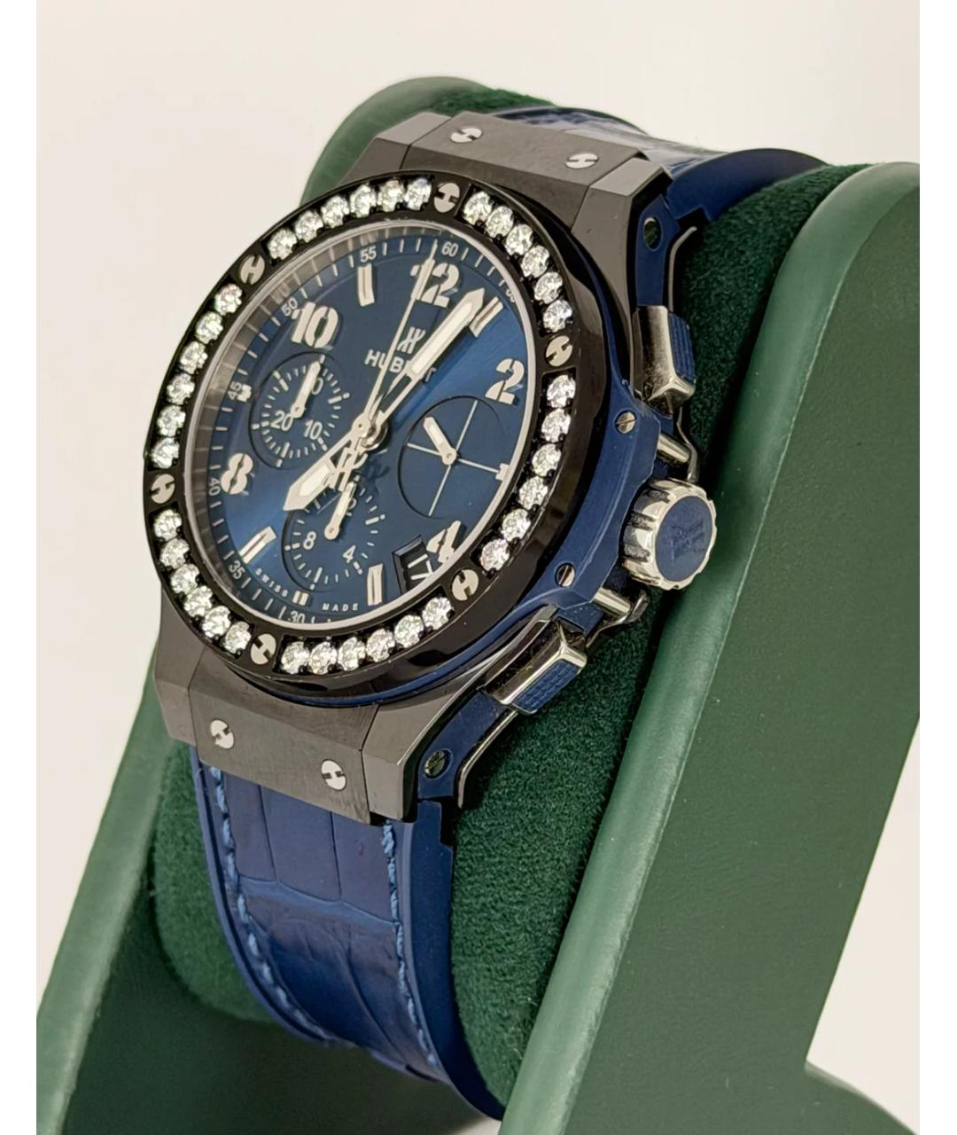 HUBLOT Синие керамические часы, фото 4