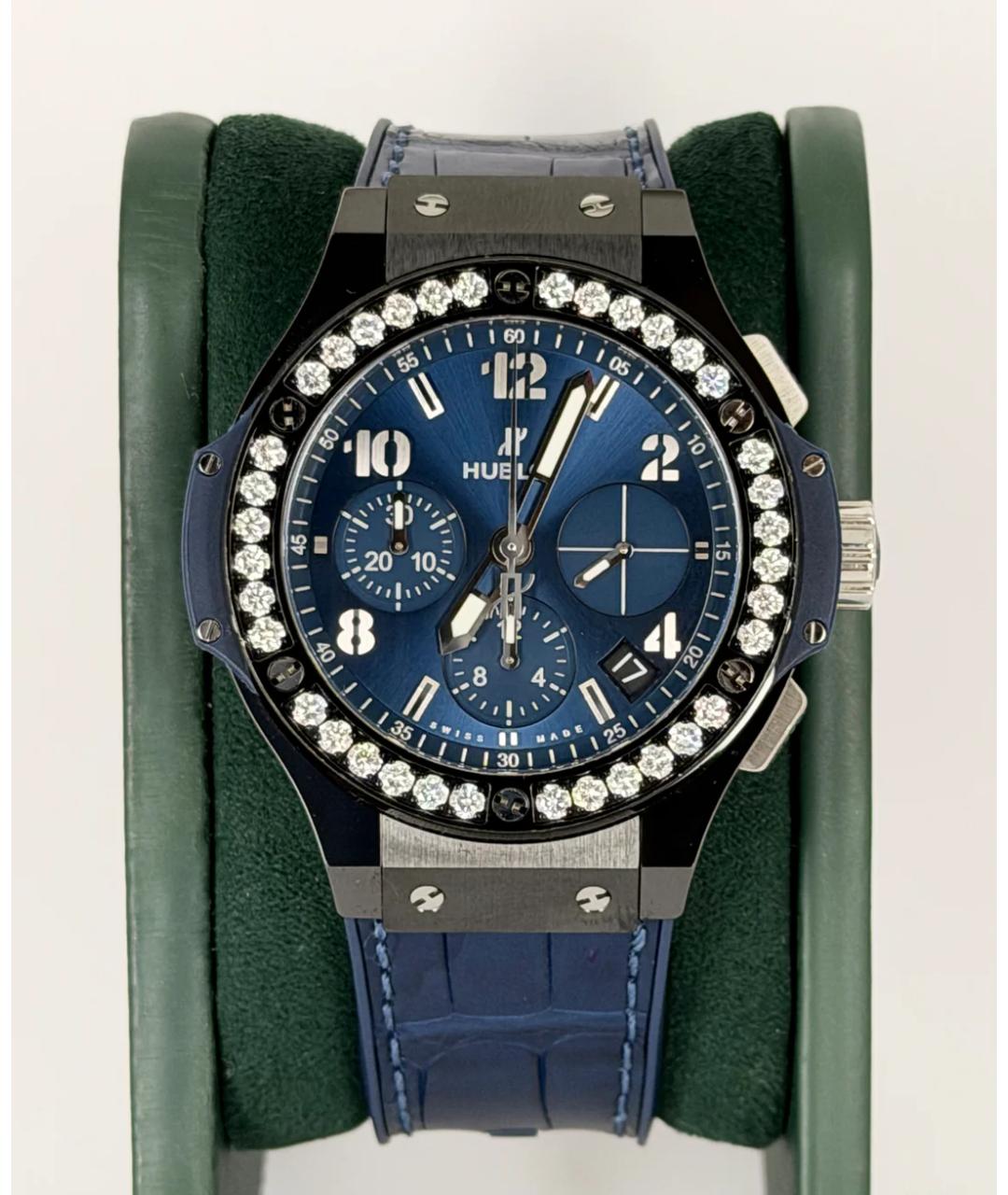 HUBLOT Синие керамические часы, фото 2