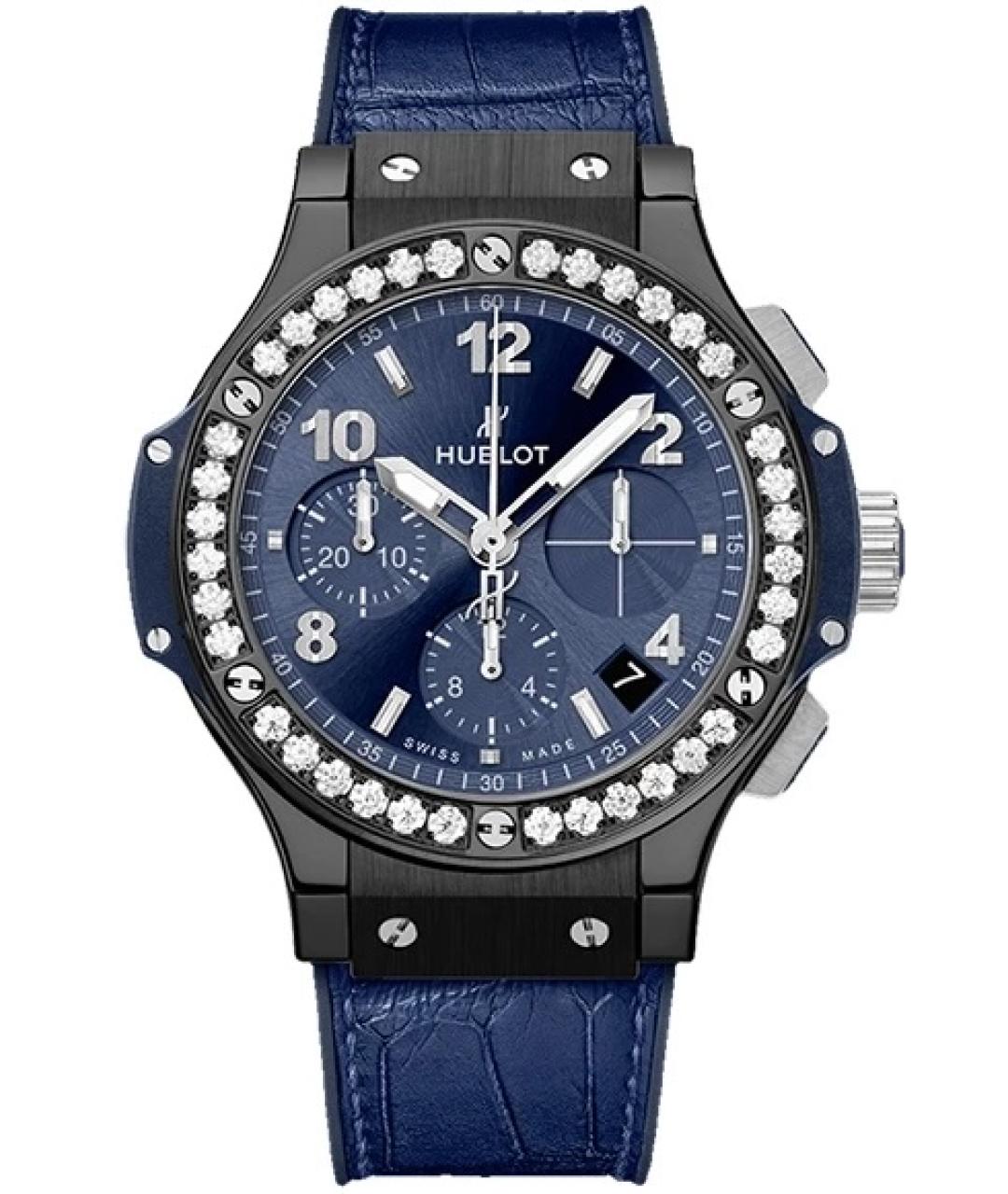 HUBLOT Синие керамические часы, фото 1