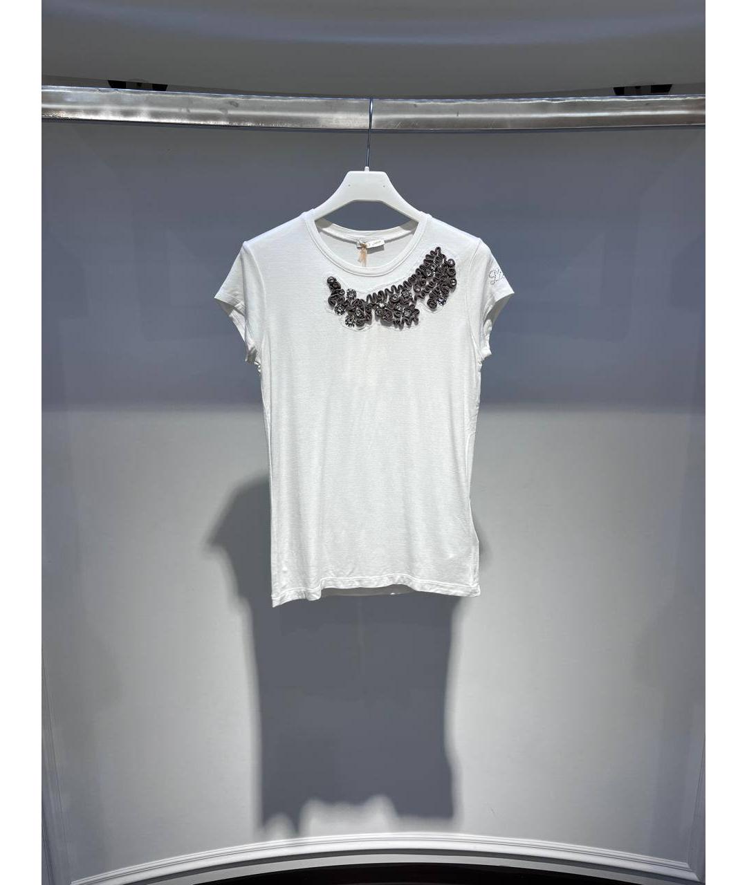 LIU JO Белый вискозный детская футболка / топ, фото 4