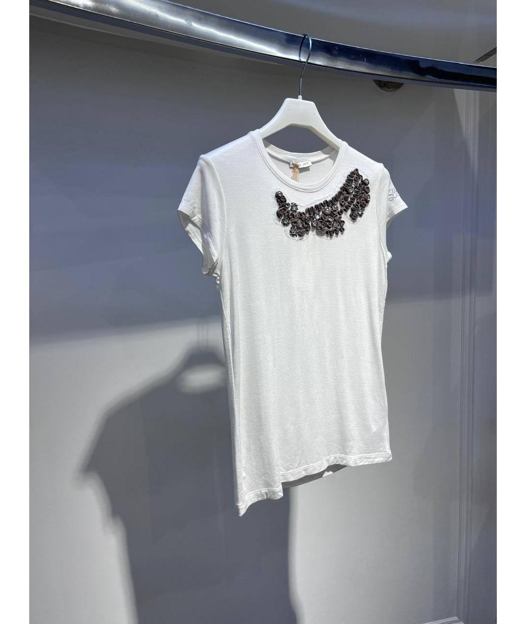 LIU JO Белый вискозный детская футболка / топ, фото 2