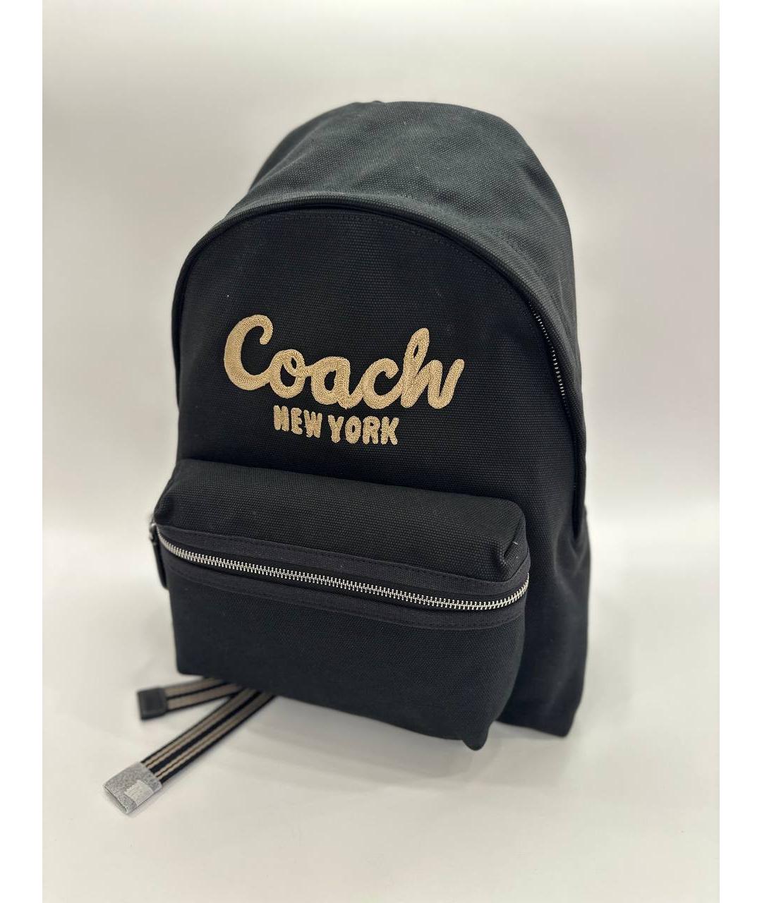 COACH Черный рюкзак, фото 6