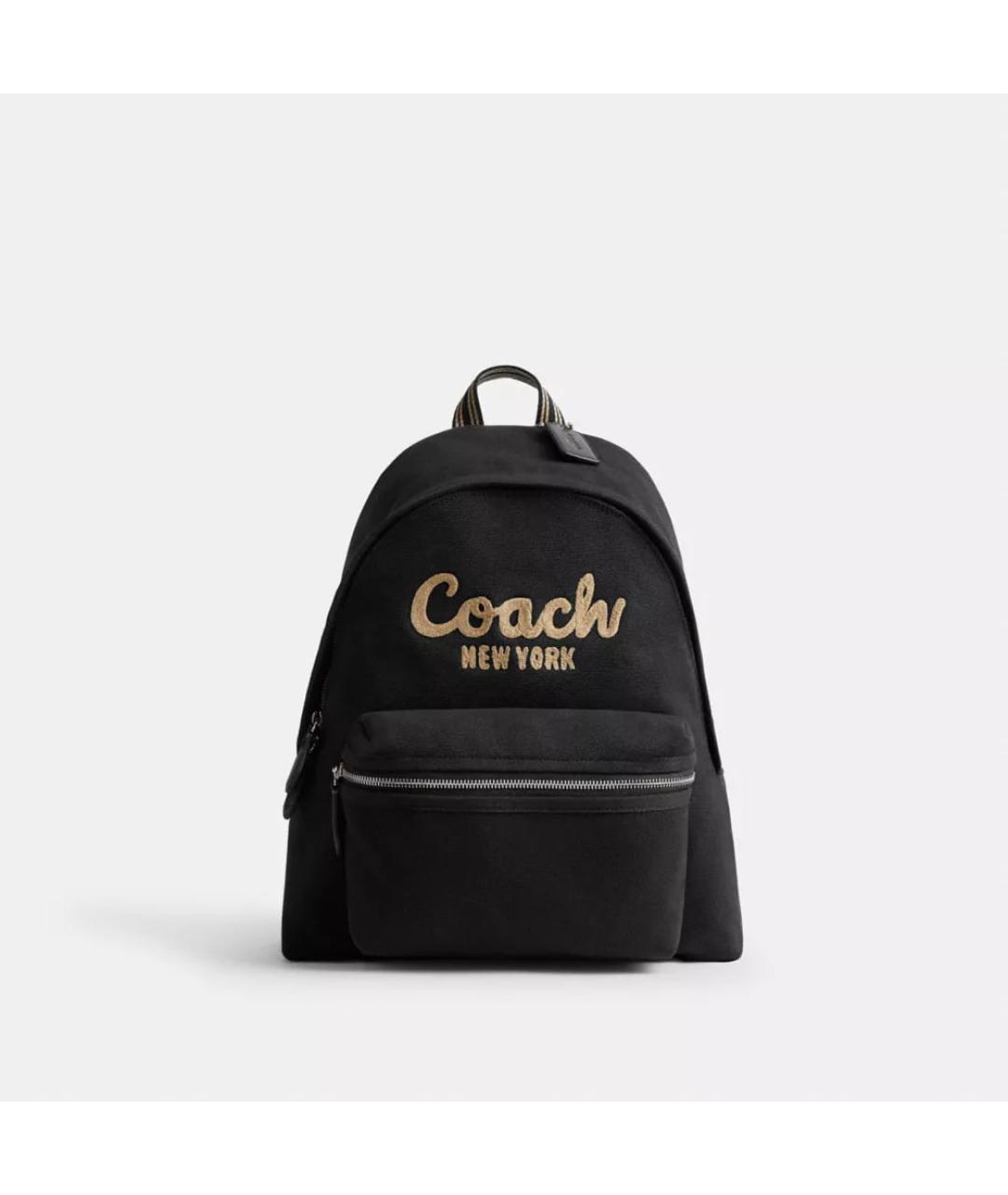 COACH Черный рюкзак, фото 8
