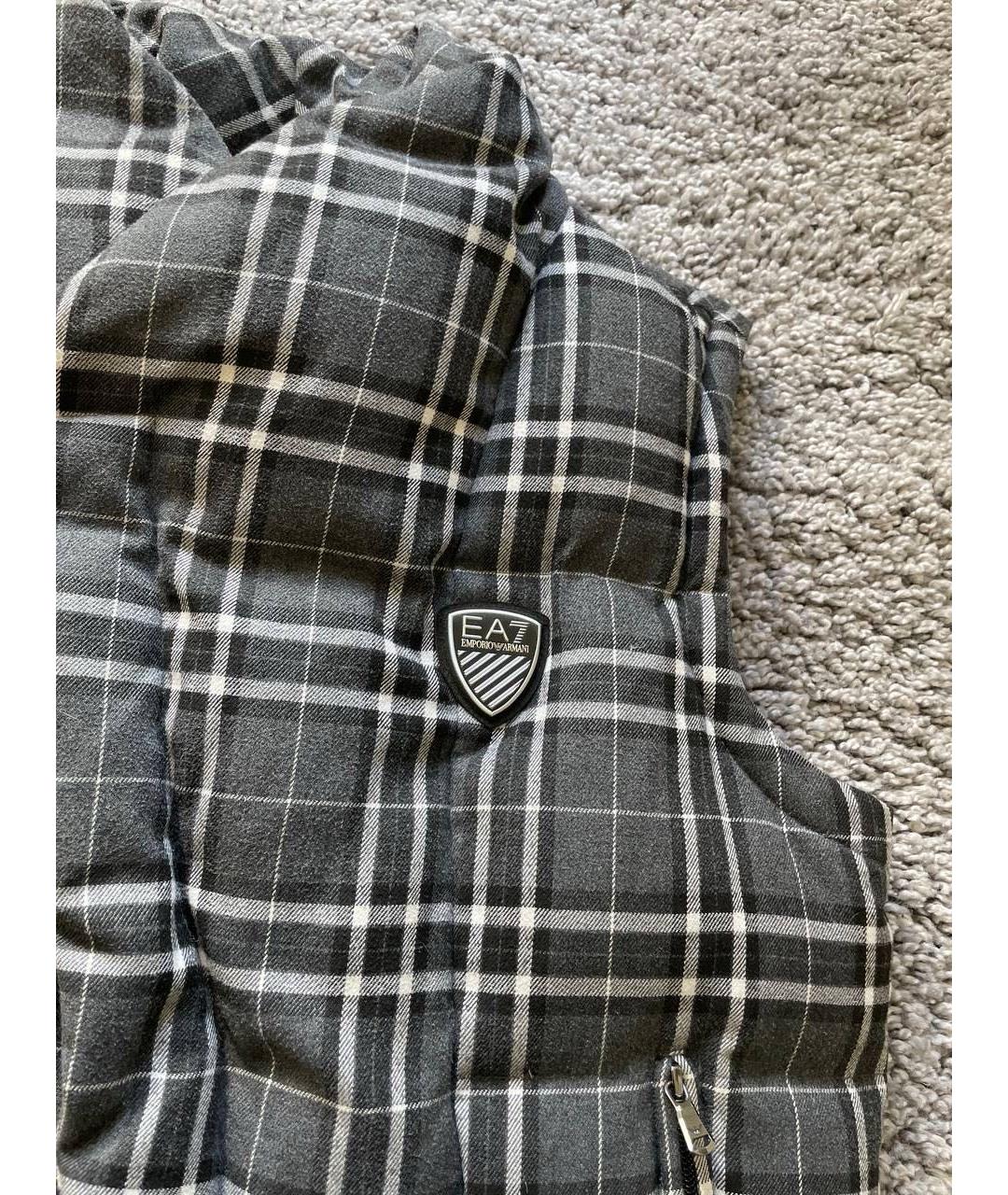 EA7 Серый жилет, фото 2