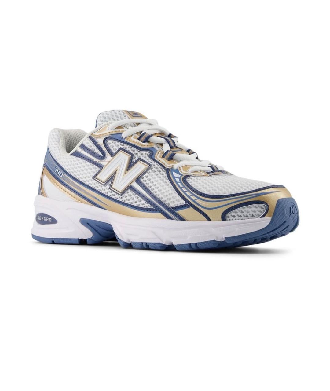 NEW BALANCE Белые текстильные кроссовки, фото 2