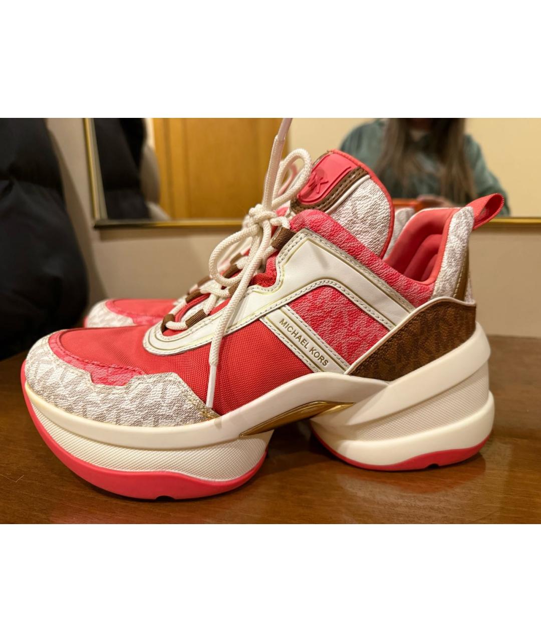 MICHAEL KORS Мульти текстильные кроссовки, фото 3