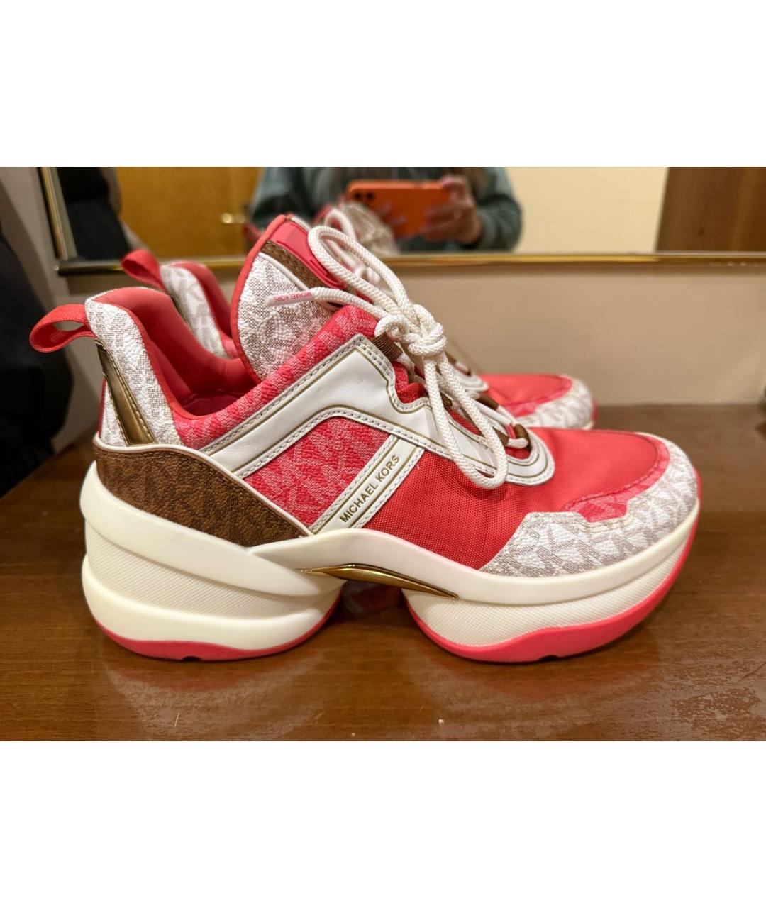 MICHAEL KORS Мульти текстильные кроссовки, фото 9