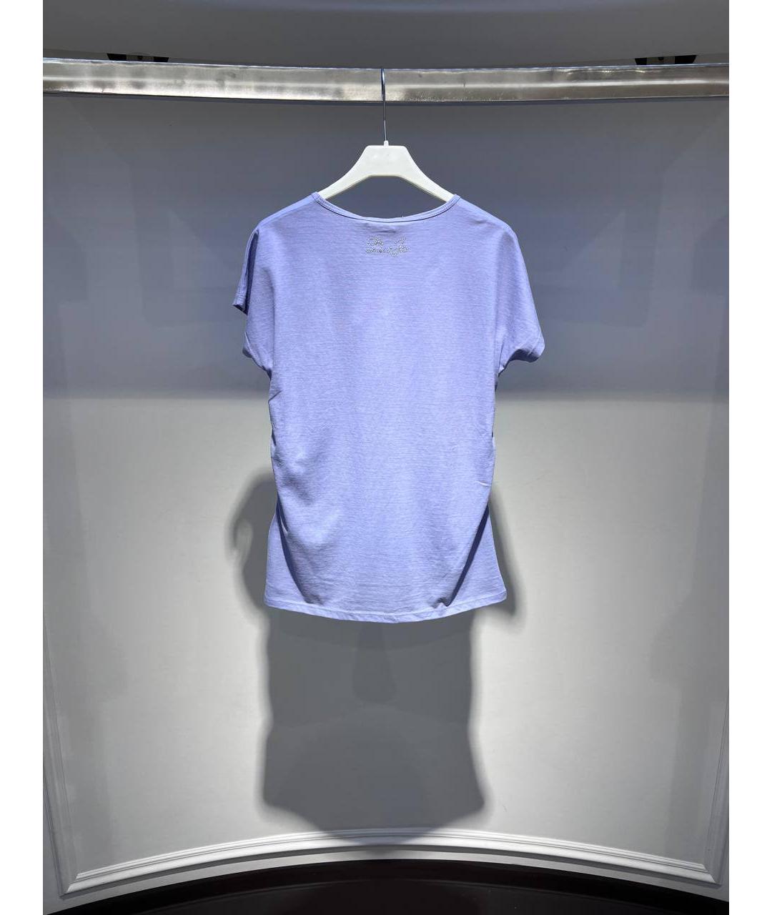 LIU JO Голубой хлопковый детская футболка / топ, фото 3