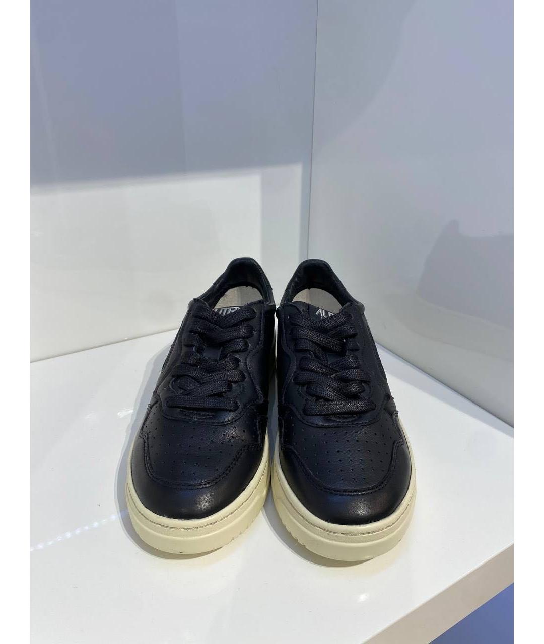 AUTRY Черные кожаные кеды, фото 2