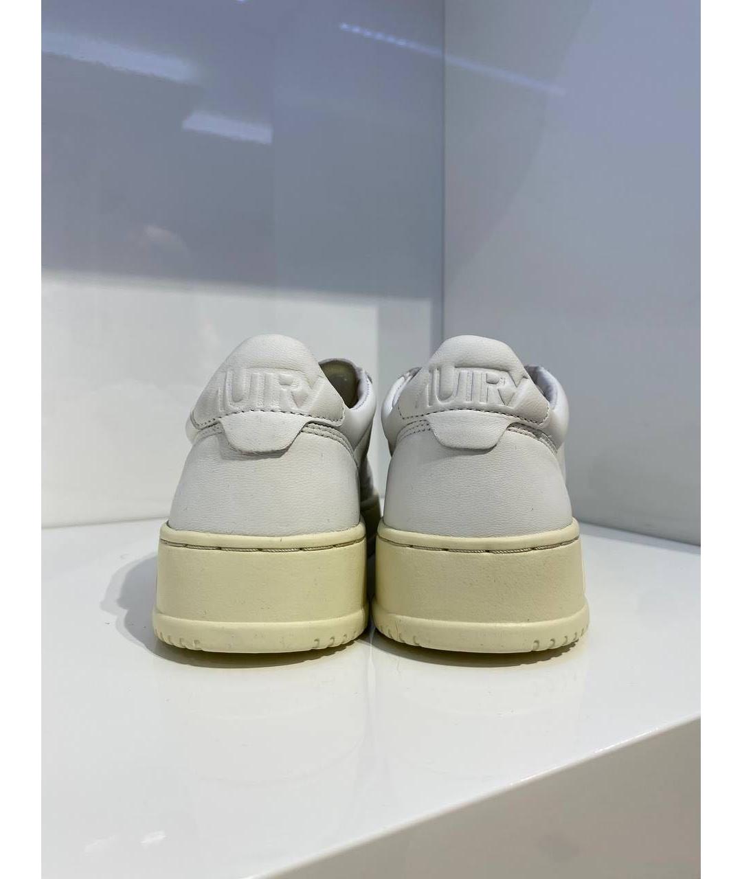 AUTRY Белые кожаные кеды, фото 3