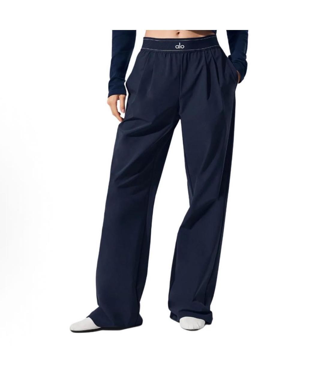 ALO YOGA Темно-синие спортивные брюки и шорты, фото 2