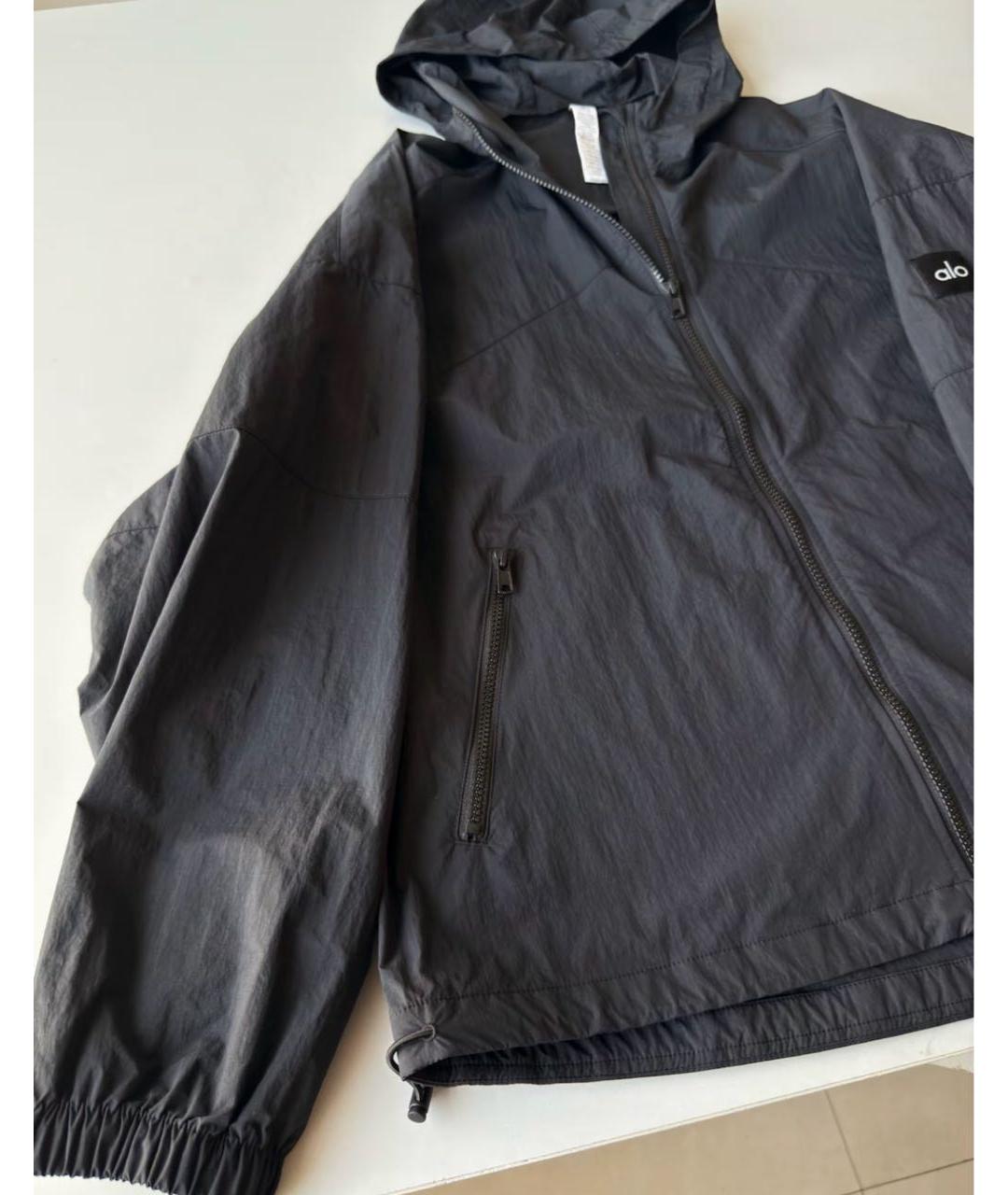 ALO YOGA Черная спортивная куртка, фото 7