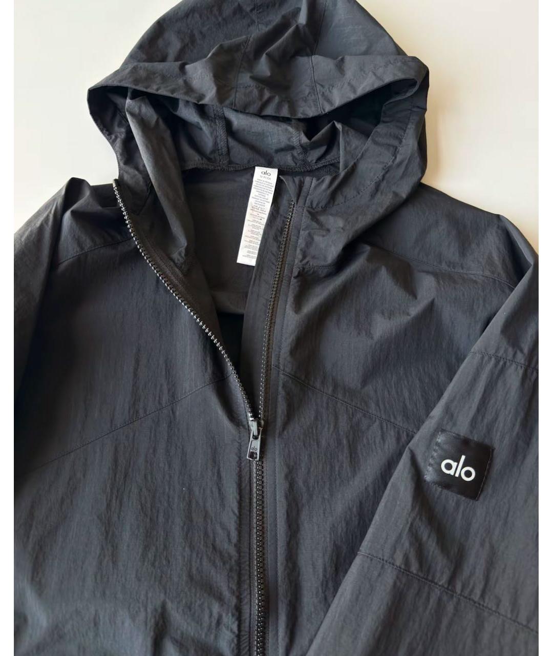 ALO YOGA Черная спортивная куртка, фото 6