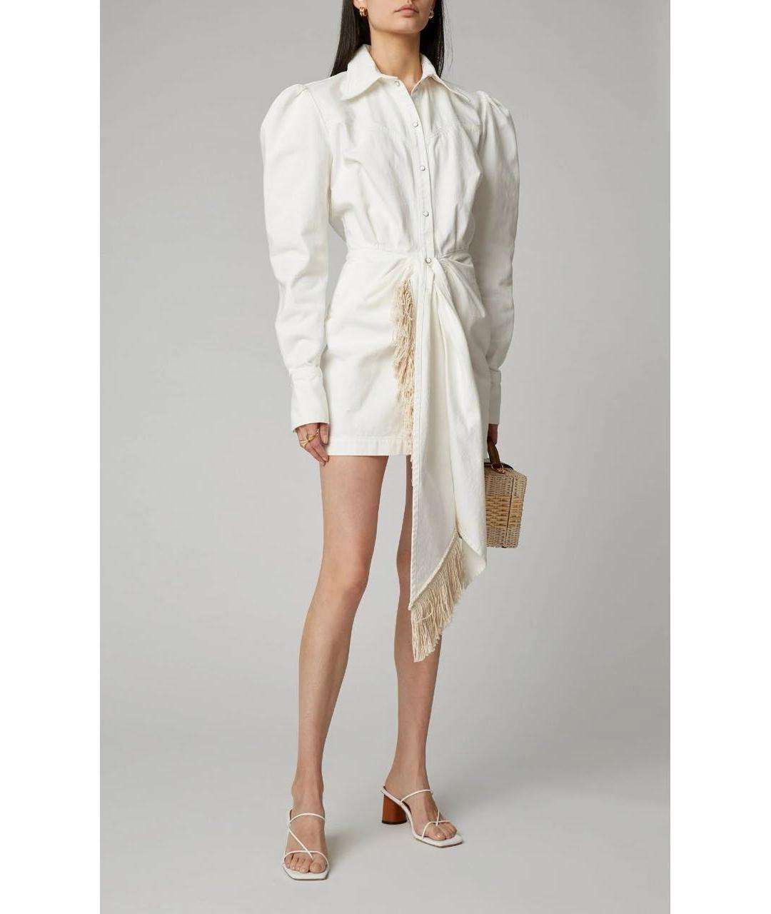MAGDA BUTRYM Белое хлопковое платье, фото 2