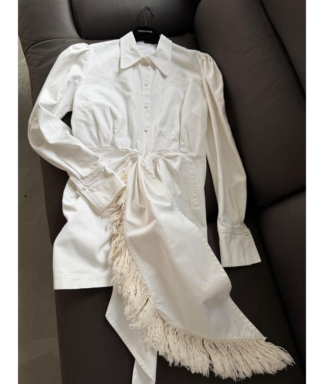 MAGDA BUTRYM Белое хлопковое платье, фото 3